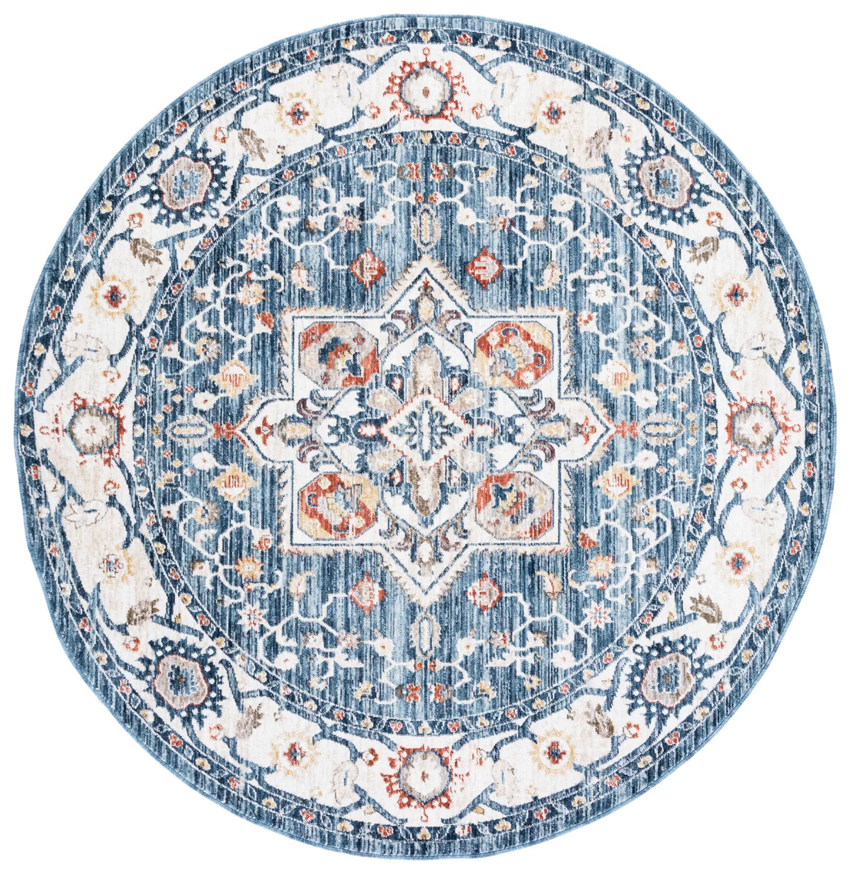 Safavieh Olympia 6'-0" x 6'-0" Rug in Blue / Ivory
