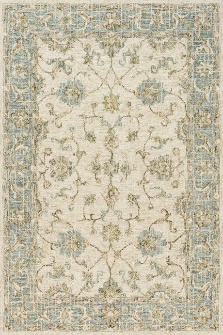 Loloi Julian Ji-06 Ivory / Spa Rugs - main flat