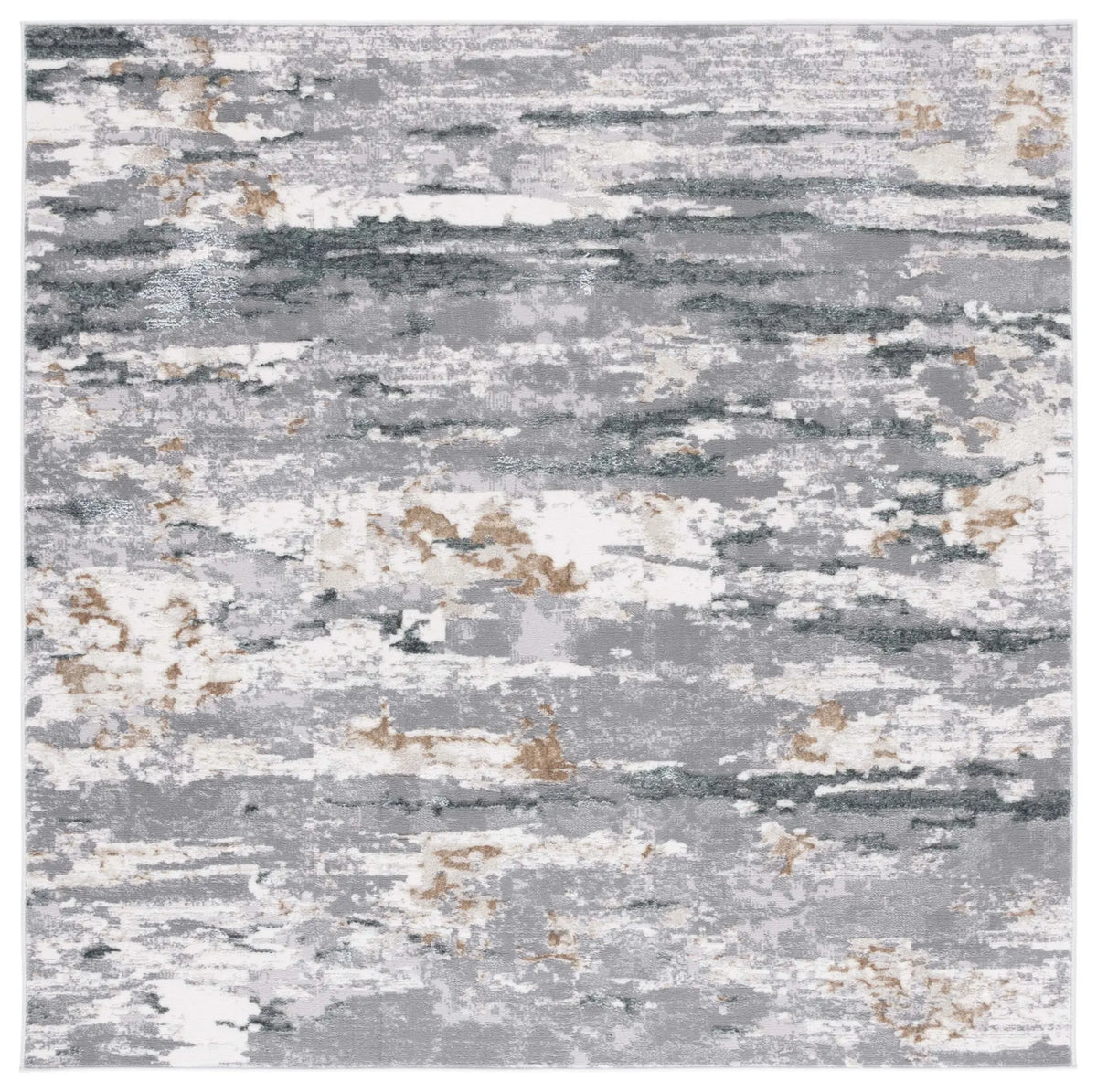 Safavieh Alenia 100 6'-7" x 6'-7" Rug in Grey / Blue