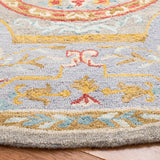 Safavieh Micro-Loop 5'-0" x 5'-0" Rug in Green / Grey