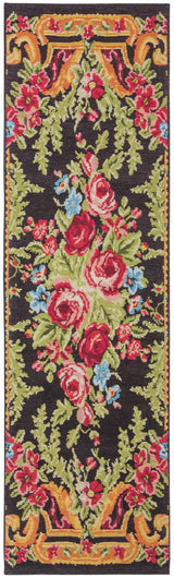 Safavieh Classic Vintage 2'-3" x 8'-0" Rug in Black / Rose