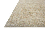 Loloi Elora ELR-05 Traditional Power Loomed Sky, Terracotta Rug - rug corner