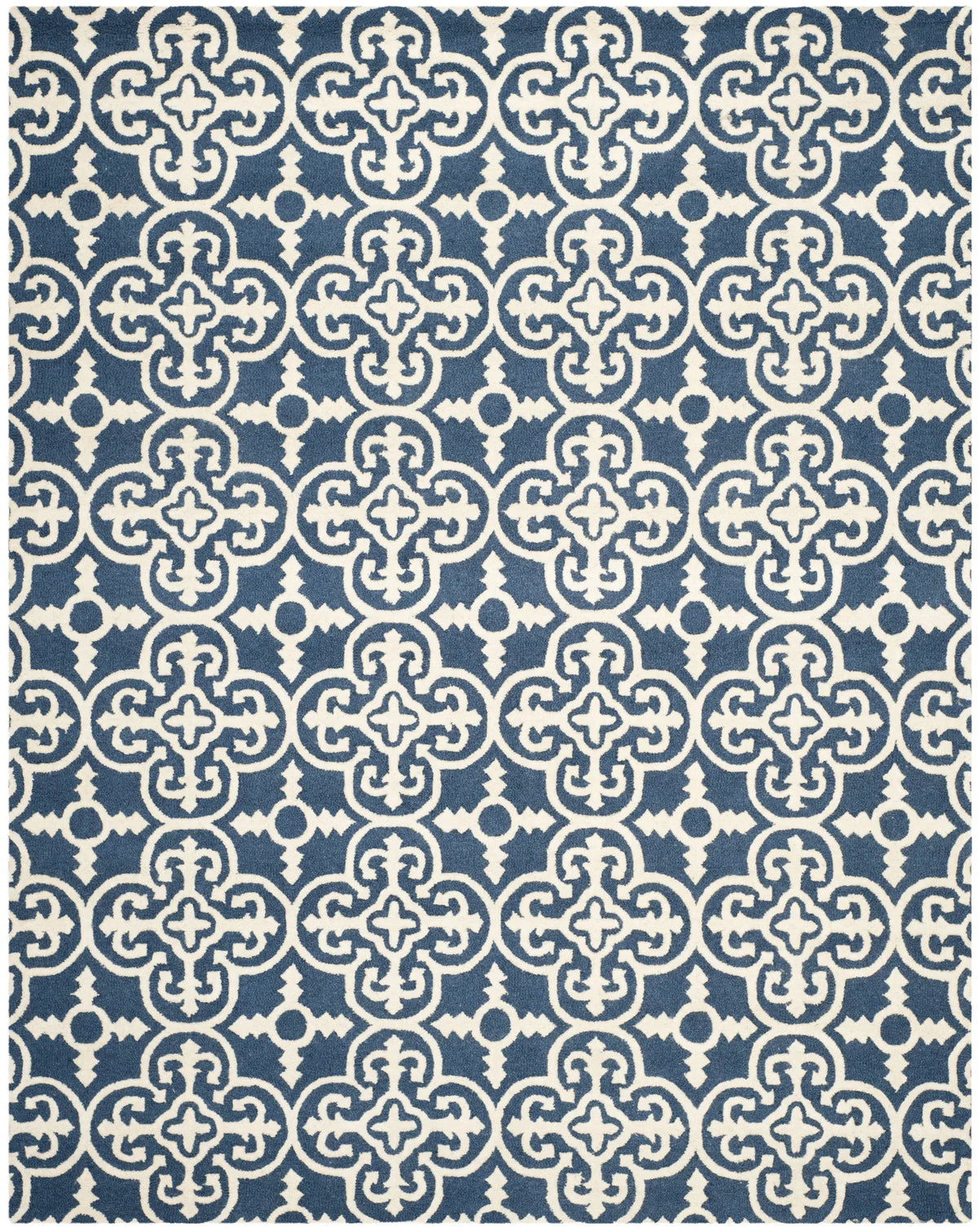 Safavieh Cambridge 10'-0" x 14'-0" Rug in Navy / Ivory