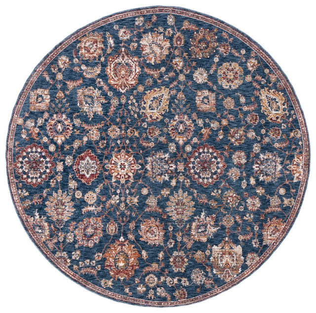 Safavieh Heirloom 700 6'-7" x 6'-7" Rug in Navy / Beige