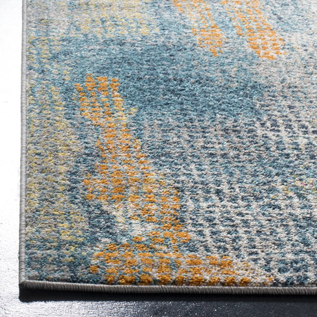 Safavieh Madison 4'-0" x 6'-0" Rug in Blue / Fuchsia