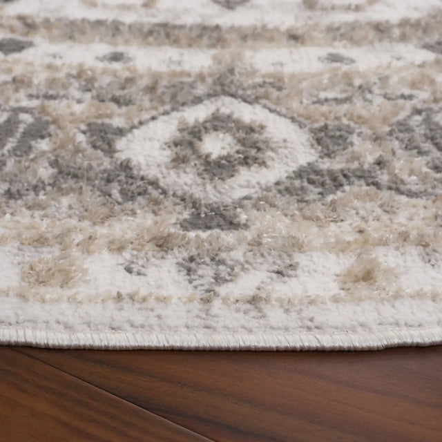 Safavieh Maya 6'-7" x 6'-7" Rug in Ivory / Grey Beige