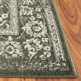 Safavieh Adirondack 4'-0" x 6'-0" Rug in Dark Green / Ivory