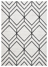 Safavieh Adirondack 4'-0" x 6'-0" Rug in Light Grey / Black