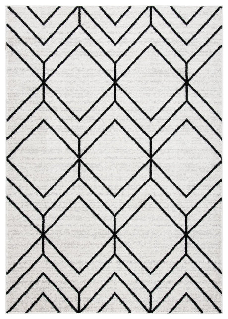 Safavieh Adirondack 4'-0" x 6'-0" Rug in Light Grey / Black