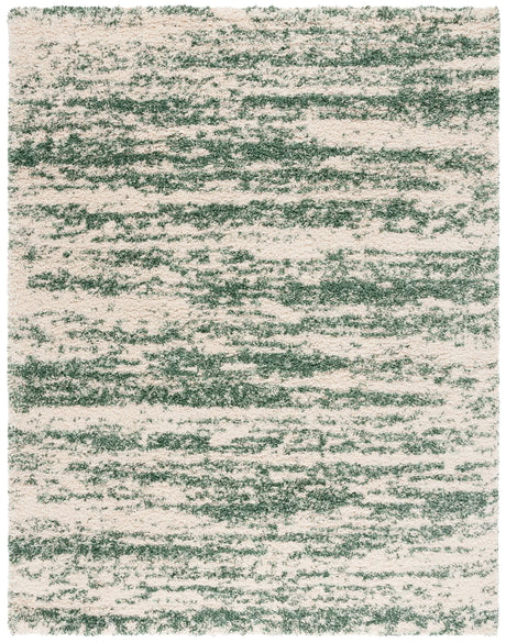 Safavieh Hudson Shag 10'-0" x 14'-0" Rug in Ivory / Green