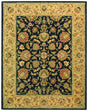 Safavieh Heritage 9'-6" x 13'-6" Rug in Charcoal / Gold