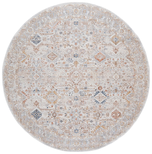Safavieh Scarlett 400 6'-7" x 6'-7" Rug in Beige / Ivory Rust