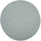 Safavieh Courtyard 5'-3" x 5'-3" Rug in Light Blue / Light Grey