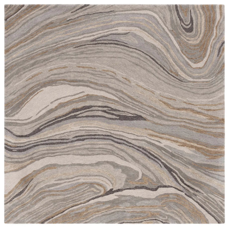 Safavieh Soho 6'-0" x 6'-0" Rug in Beige / Grey