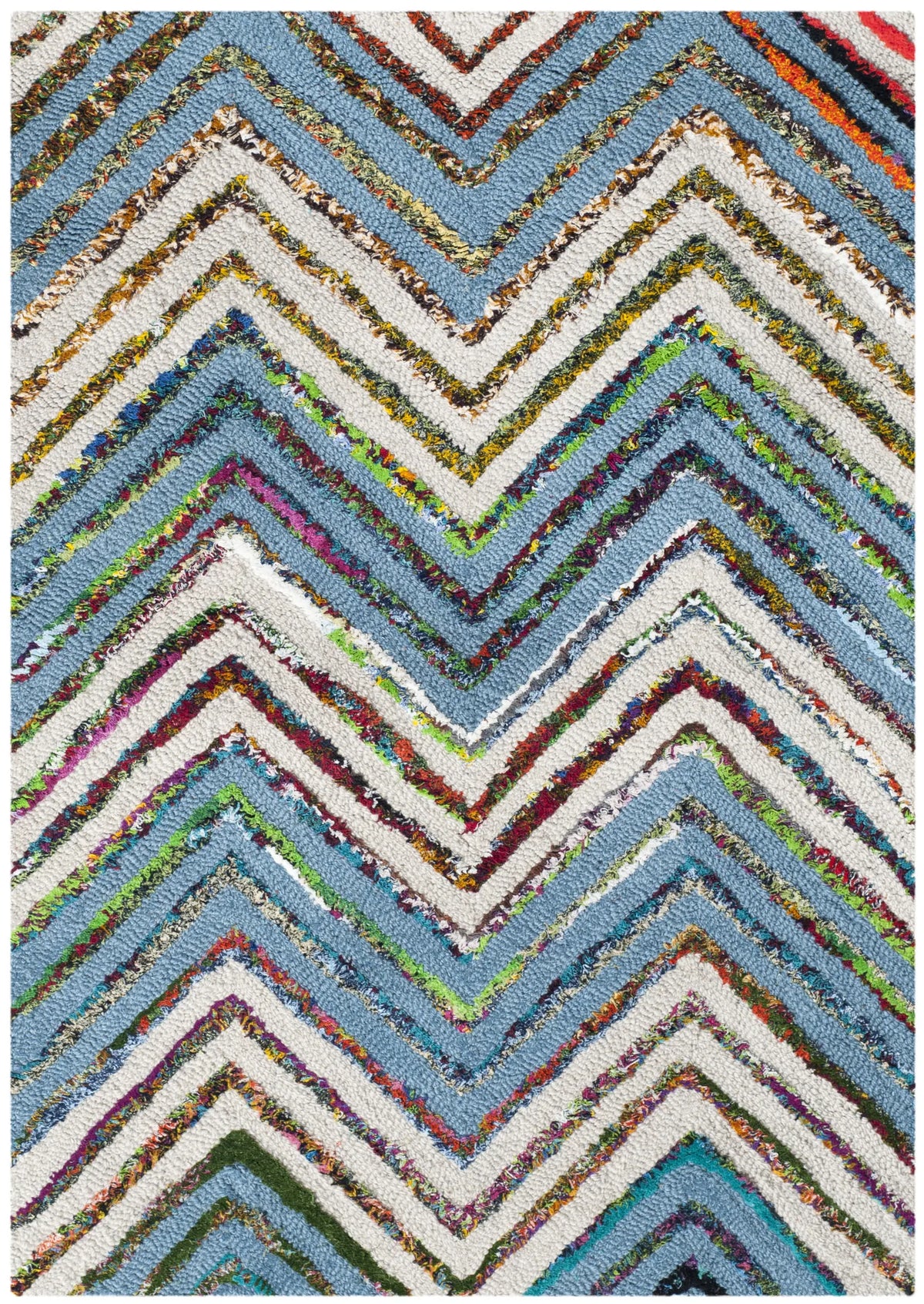 Safavieh Nantucket 2'-0" x 3'-0" Rug in Beige / Blue