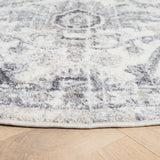 Safavieh Opal 6'-7" x 6'-7" Rug in Grey / Ivory