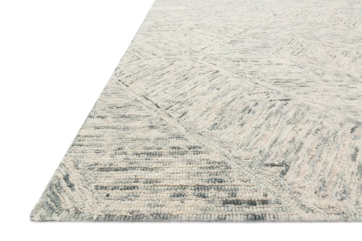 Loloi Ziva Zv-05 Sky Rugs - rug corner