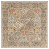 Safavieh Heritage 6'-0" x 6'-0" Rug in Light Blue / Light Brown