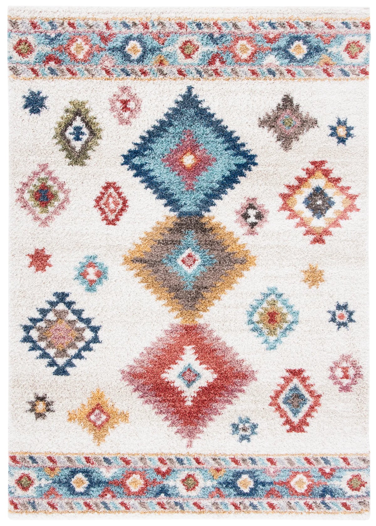Safavieh Calista 4'-5" x 6'-5" Rug in Ivory / Blue