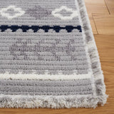 Safavieh Marrakesh 4'-0" x 6'-0" Rug in Grey / Navy