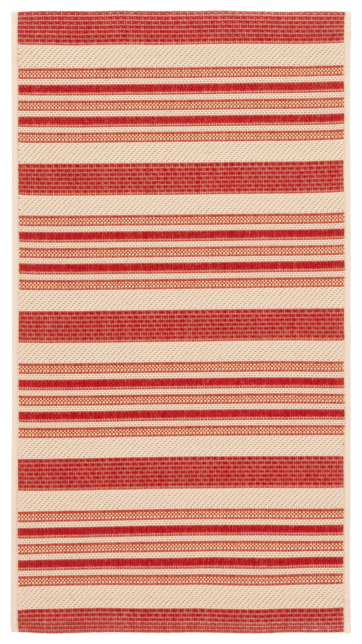 Safavieh Courtyard 2'-0" x 3'-7" Rug in Beige / Red