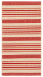 Safavieh Courtyard 2'-0" x 3'-7" Rug in Beige / Red