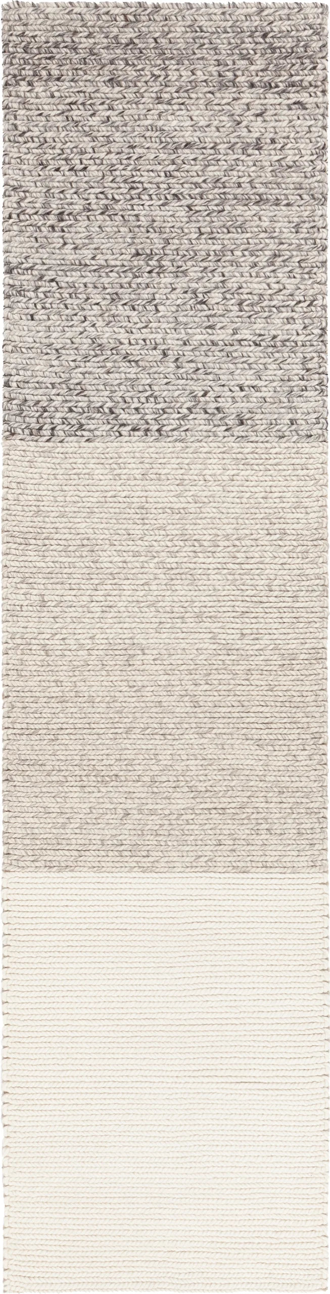Chandra Zoey ZOE-58400 Gray / Black / White rug, sample color blanket