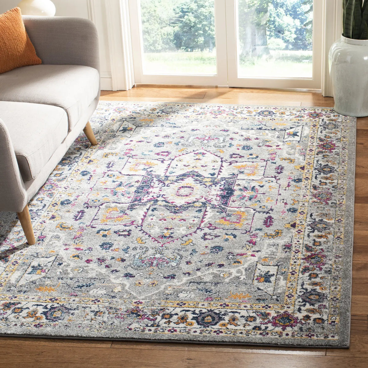 Safavieh Evoke 4'-0" x 6'-0" Rug in Grey / Grey
