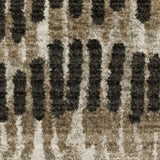 Oriental Weavers Bauer 8120D Beige/ Charcoal Rug - room scene 2