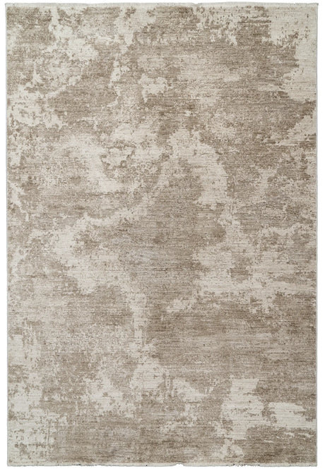 Dynamic Rugs Sequence 18502 Power Loomed Modern Beige/Dark Beige Rug - Rectangular