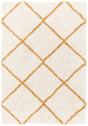 Safavieh Hudson Shag 4'-0" x 6'-0" Rug in Ivory / Gold