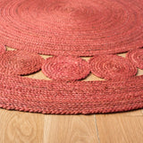 Safavieh Natural Fiber 5'-0" x 5'-0" Rug in Rust