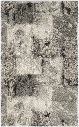 Safavieh Retro 2'-6" x 4'-0" Rug in Cream / Grey