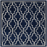 Safavieh Chatham 5'-0" x 5'-0" Rug in Dark Blue / Ivory