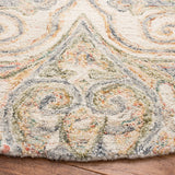 Safavieh Aubusson 6'-0" x 6'-0" Rug in Ivory / Green
