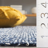 Safavieh Montauk 4'-0" x 6'-0" Rug in Navy
