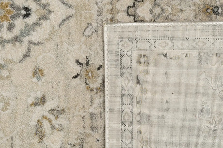 Dynamic Rugs Annalise 7605 Cream/Blue Rug - Corner