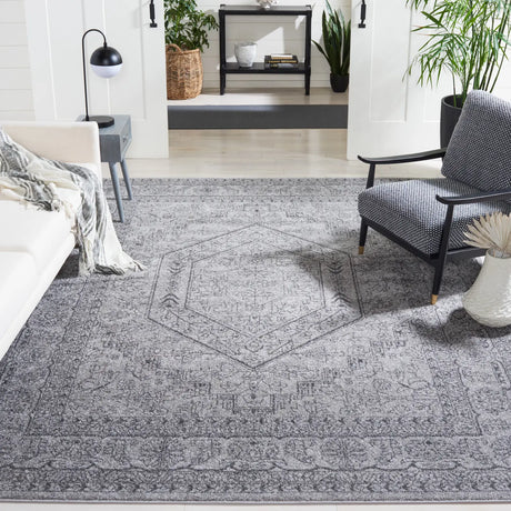 Safavieh Adirondack 10'-0" x 14'-0" Rug in Light Grey / Dark Grey