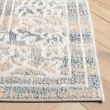 Safavieh Blair Washable 4'-0" x 6'-0" Rug in Ivory / Blue