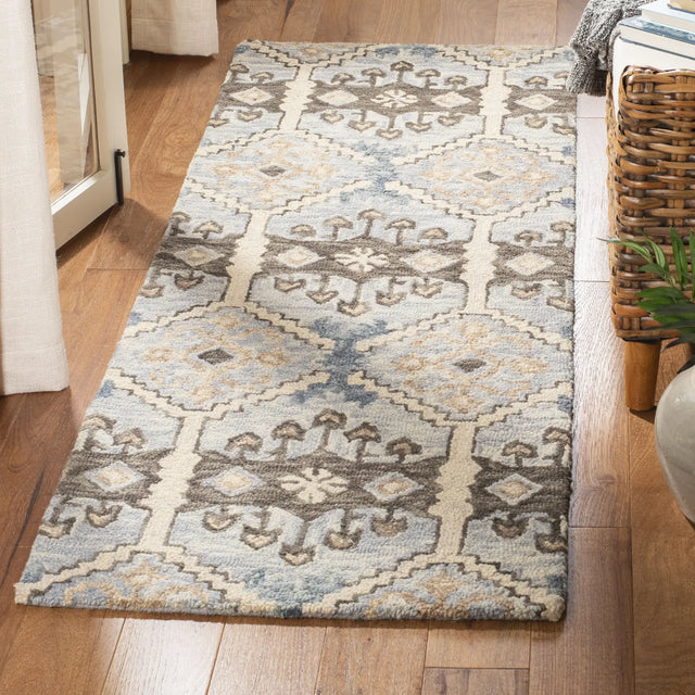 Safavieh Aspen 2'-3" x 11'-0" Rug in Light Blue / Cream