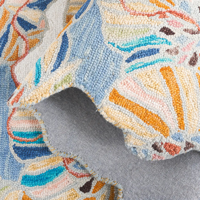 Safavieh Jardin 4'-0" x 6'-0" Rug in Ivory / Blue