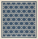 Safavieh Courtyard 6'-7" x 6'-7" Rug in Navy / Beige