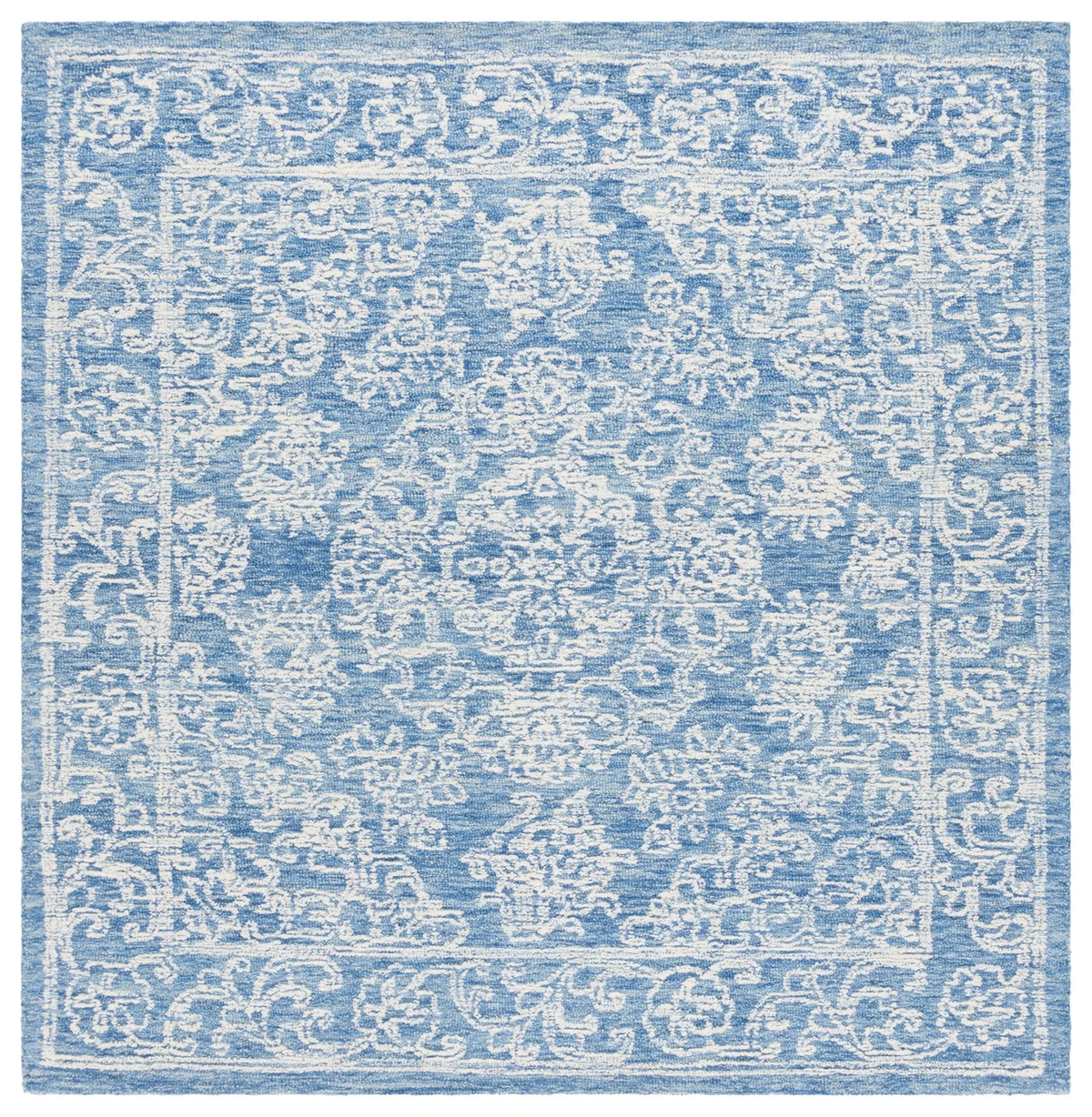 Safavieh Ebony 5'-0" x 5'-0" Rug in Ivory / Blue