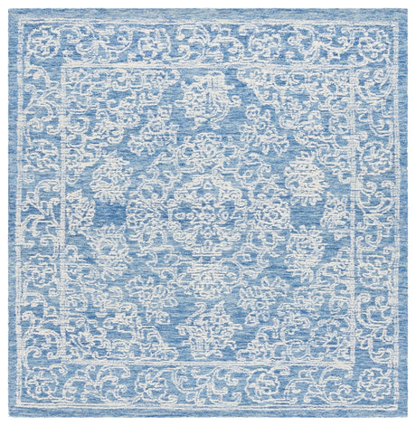Safavieh Ebony 5'-0" x 5'-0" Rug in Ivory / Blue