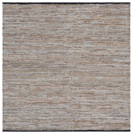 Safavieh Vintage Leather 6'-0" x 6'-0" Rug in Beige