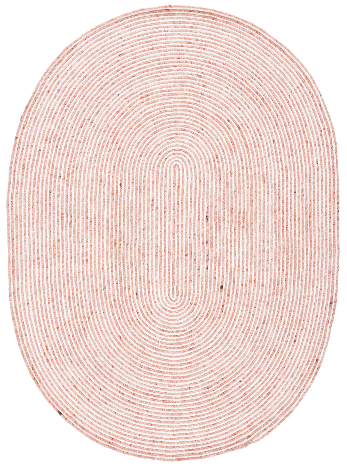 Safavieh Braided 5'-0" x 7'-0" Rug in Red / Ivory