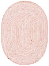 Safavieh Braided 5'-0" x 7'-0" Rug in Red / Ivory