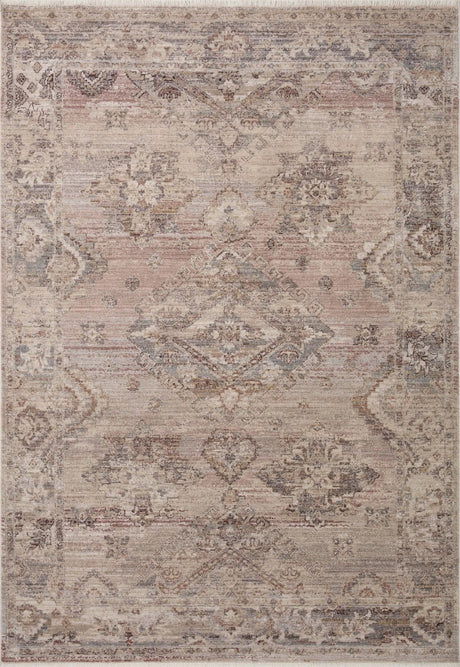 Loloi Lyra Lyr-01 Blush/Dove Rug - main flat