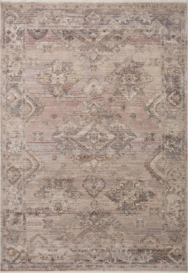 Loloi Lyra Lyr-01 Blush/Dove Rug - main flat