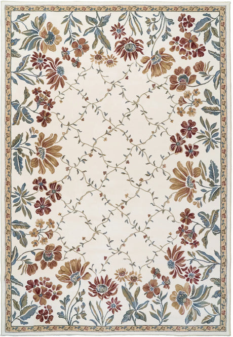 Dynamic Rugs Ancient Garden 57084 Ivory Rugs - Rectangular